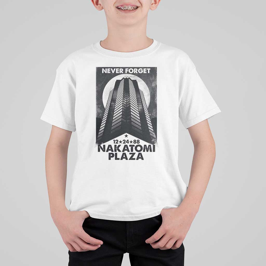 Never Forget Nakatomi Plaza 1988 T Shirt For Kid - Wonder Print Shop