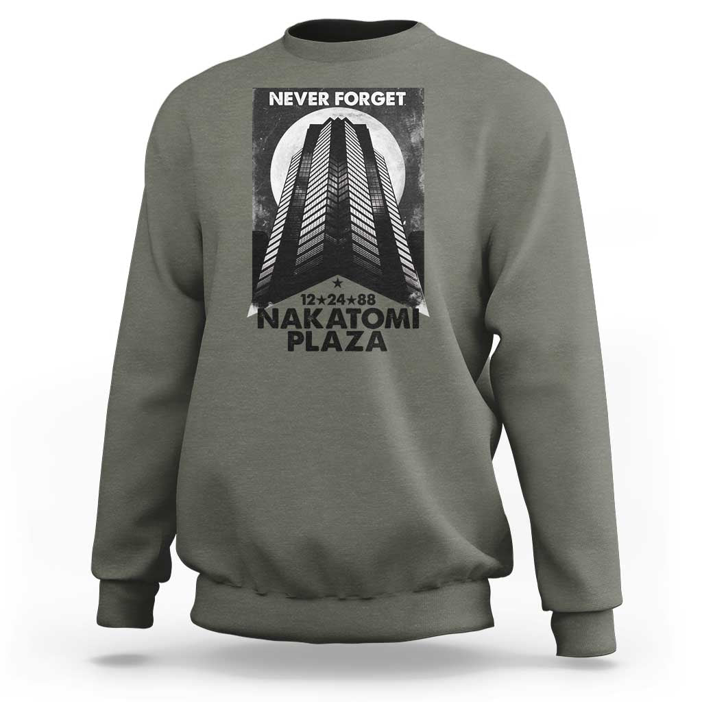 Never Forget Nakatomi Plaza 1988 Sweatshirt - Wonder Print Shop
