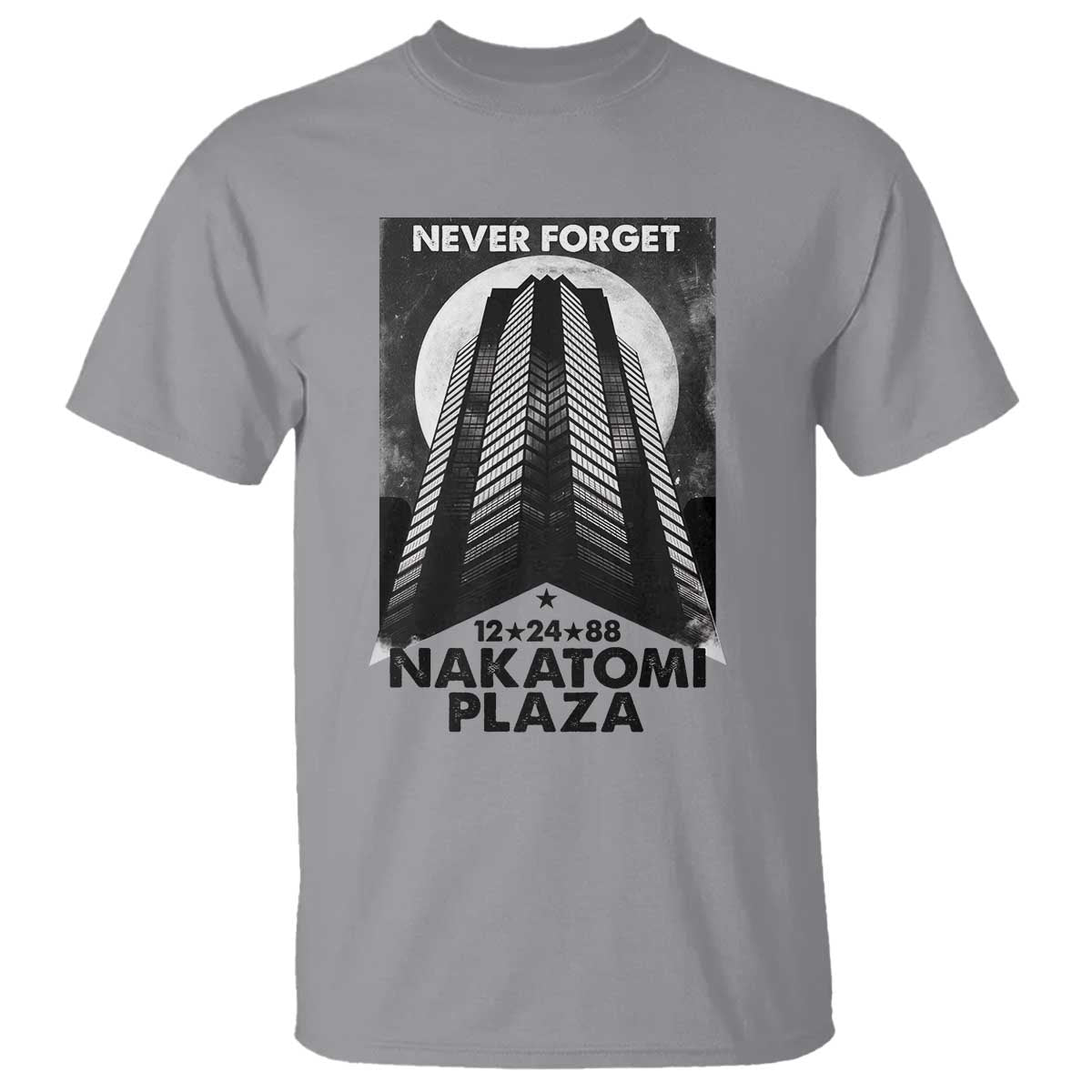 Never Forget Nakatomi Plaza 1988 T Shirt - Wonder Print Shop
