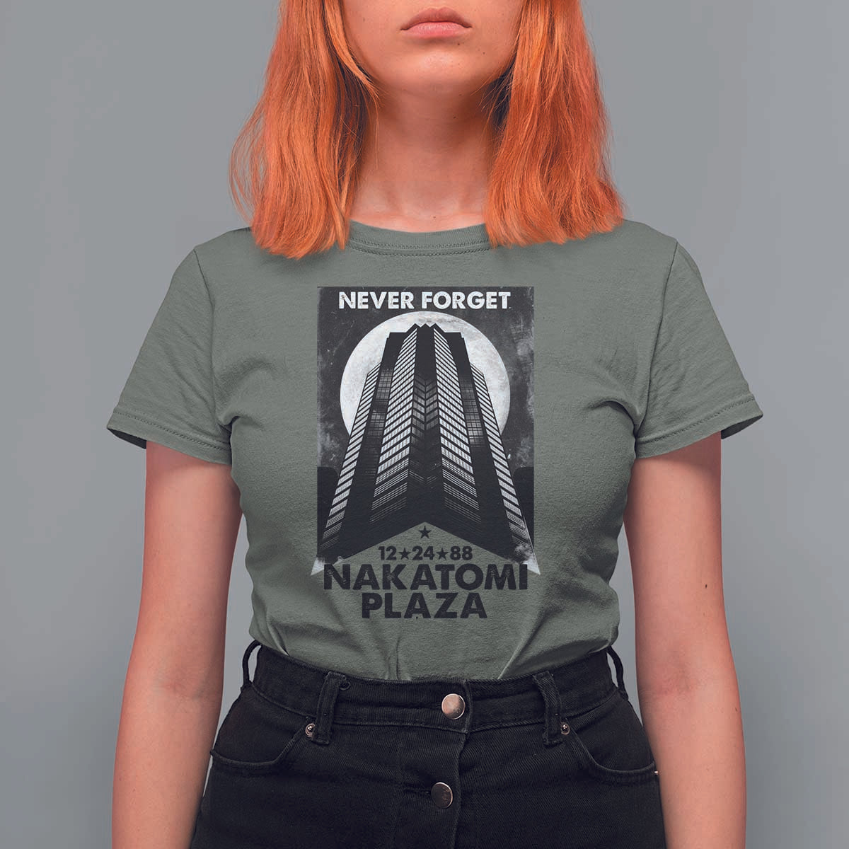 Never Forget Nakatomi Plaza 1988 T Shirt For Women - Wonder Print Shop