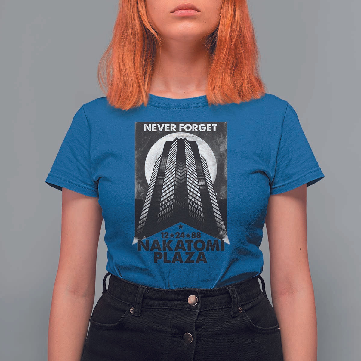 Never Forget Nakatomi Plaza 1988 T Shirt For Women - Wonder Print Shop
