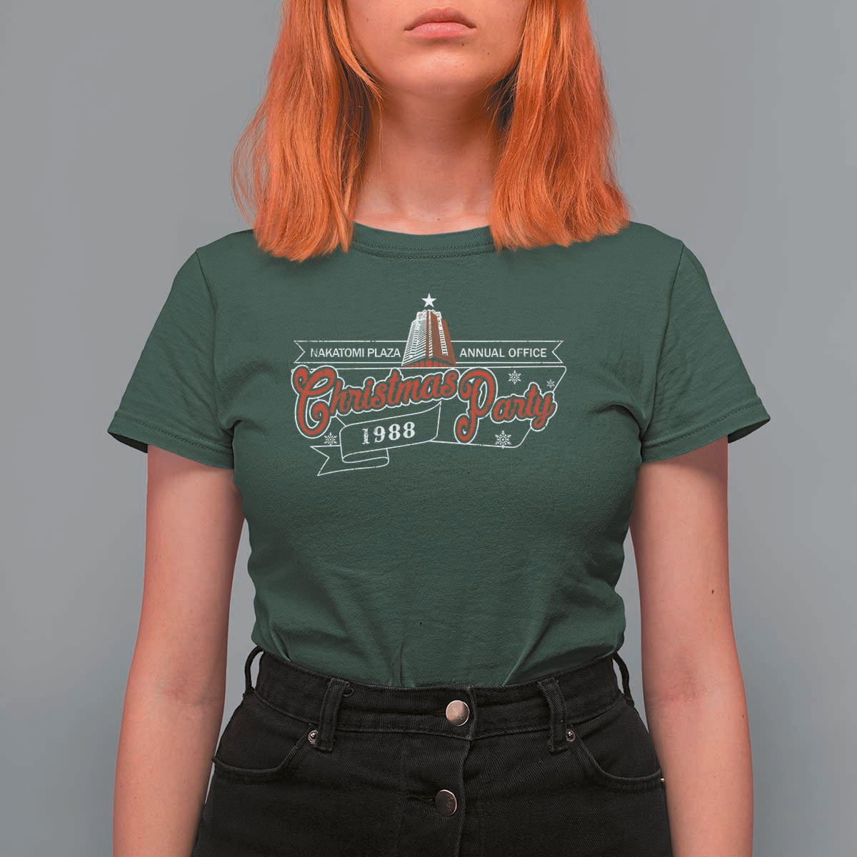 Nakatomi Plaza Christmas Party 1988 T Shirt For Women - Wonder Print Shop