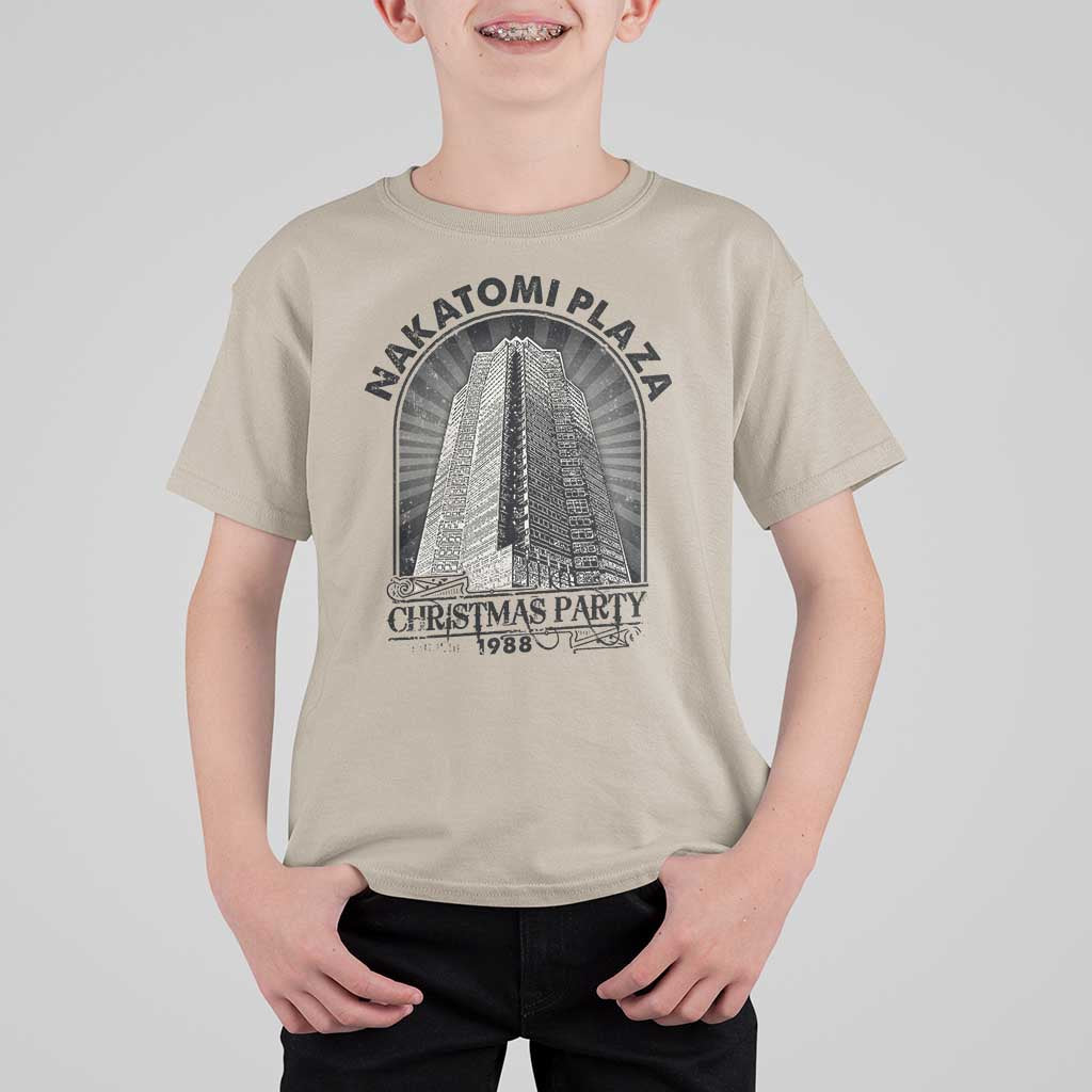 Nakatomi Plaza T Shirt For Kid Christmas Party 1988 Retro - Wonder Print Shop