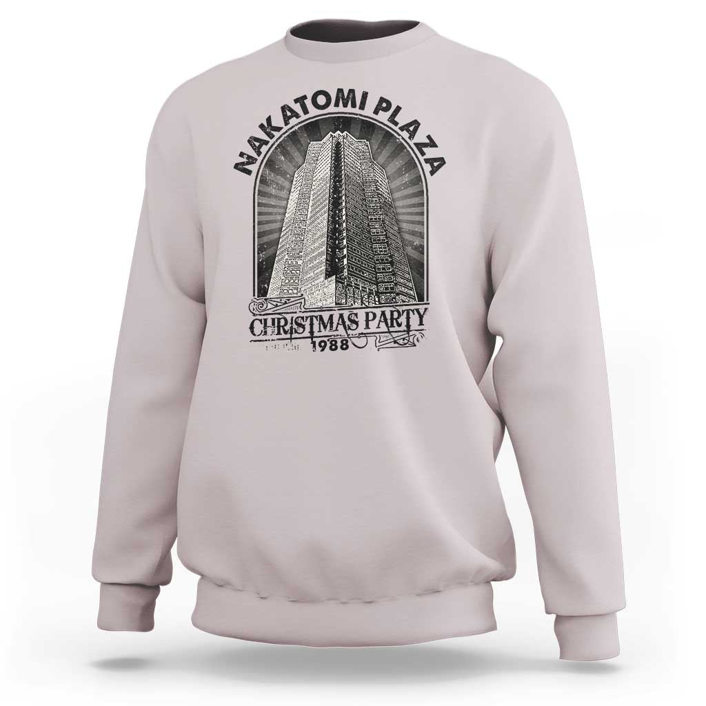 Nakatomi Plaza Sweatshirt Christmas Party 1988 Retro - Wonder Print Shop