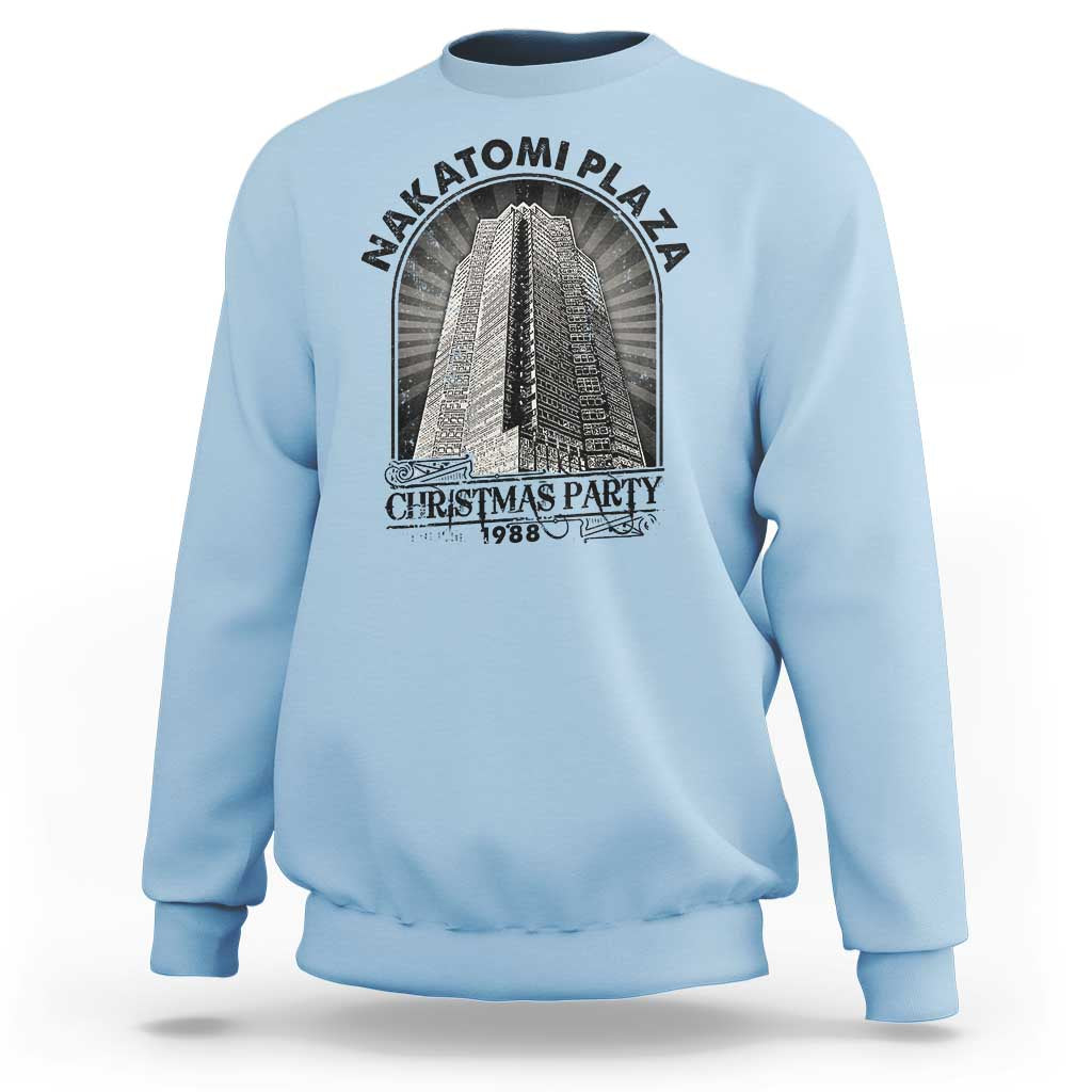 Nakatomi Plaza Sweatshirt Christmas Party 1988 Retro - Wonder Print Shop