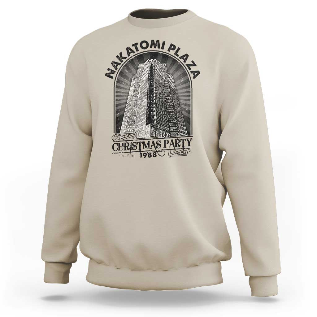 Nakatomi Plaza Sweatshirt Christmas Party 1988 Retro - Wonder Print Shop
