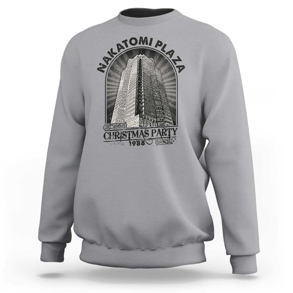 Nakatomi Plaza Sweatshirt Christmas Party 1988 Retro - Wonder Print Shop
