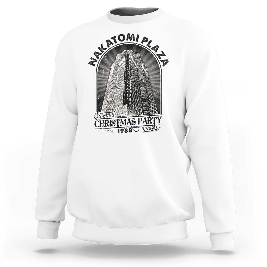 Nakatomi Plaza Sweatshirt Christmas Party 1988 Retro - Wonder Print Shop