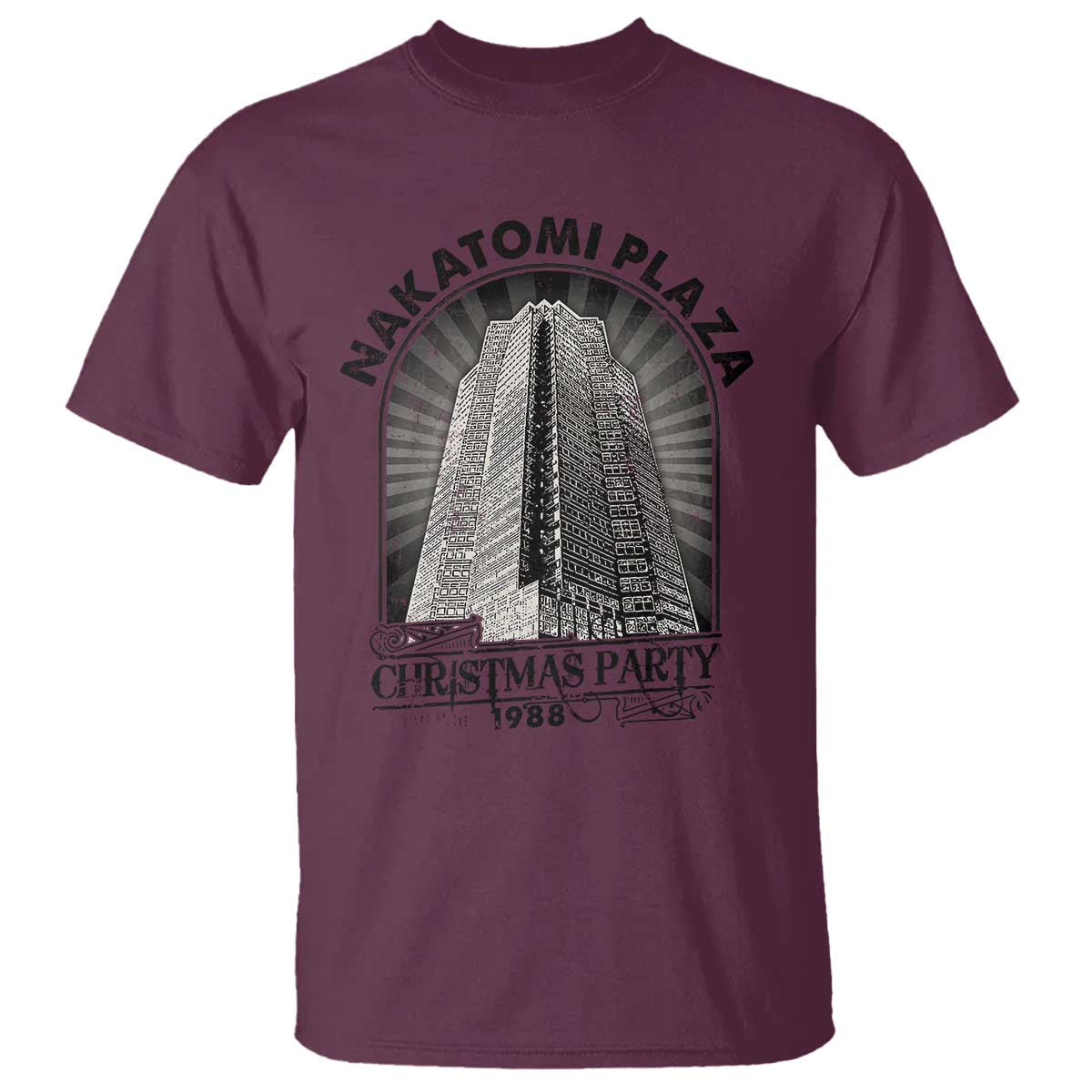 Nakatomi Plaza T Shirt Christmas Party 1988 Retro - Wonder Print Shop