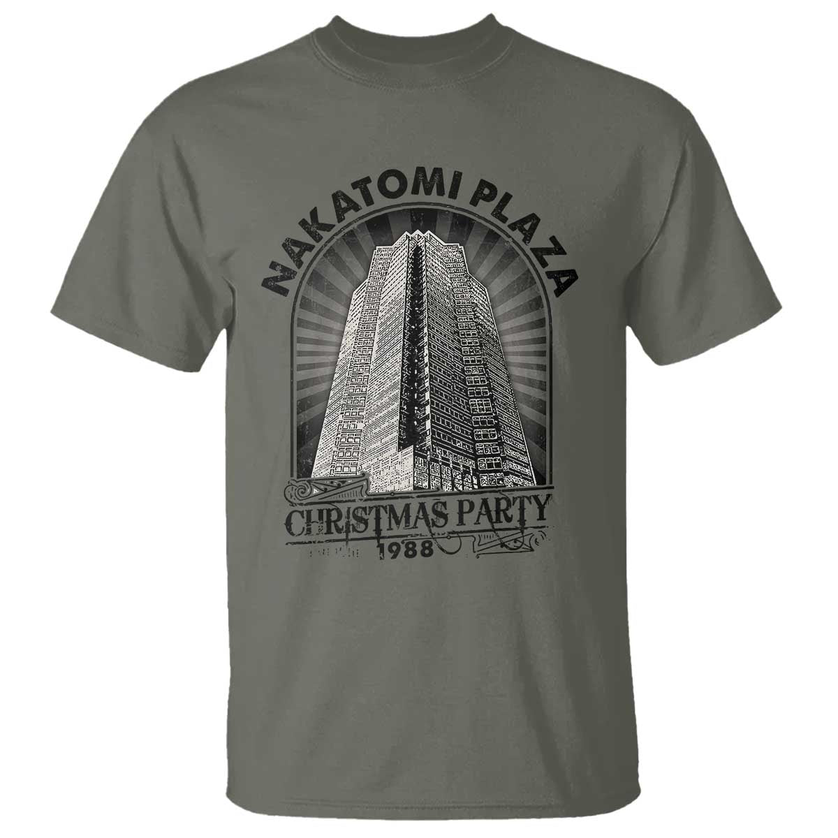 Nakatomi Plaza T Shirt Christmas Party 1988 Retro - Wonder Print Shop
