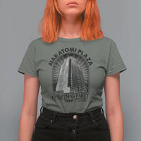 Nakatomi Plaza T Shirt For Women Christmas Party 1988 Retro - Wonder Print Shop