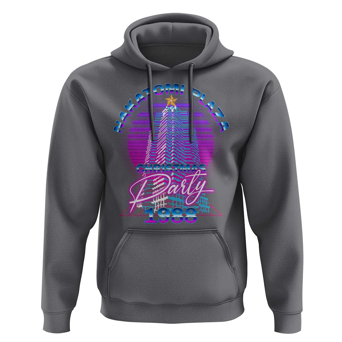 Nakatomi Plaza Christmas Party 1988 Vaporwave Hoodie
