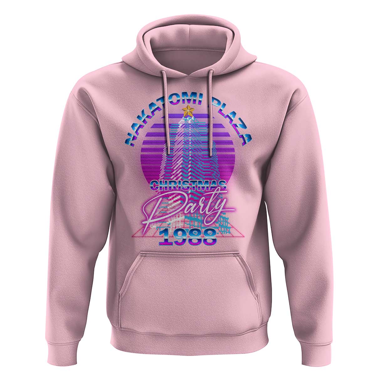 Nakatomi Plaza Christmas Party 1988 Vaporwave Hoodie