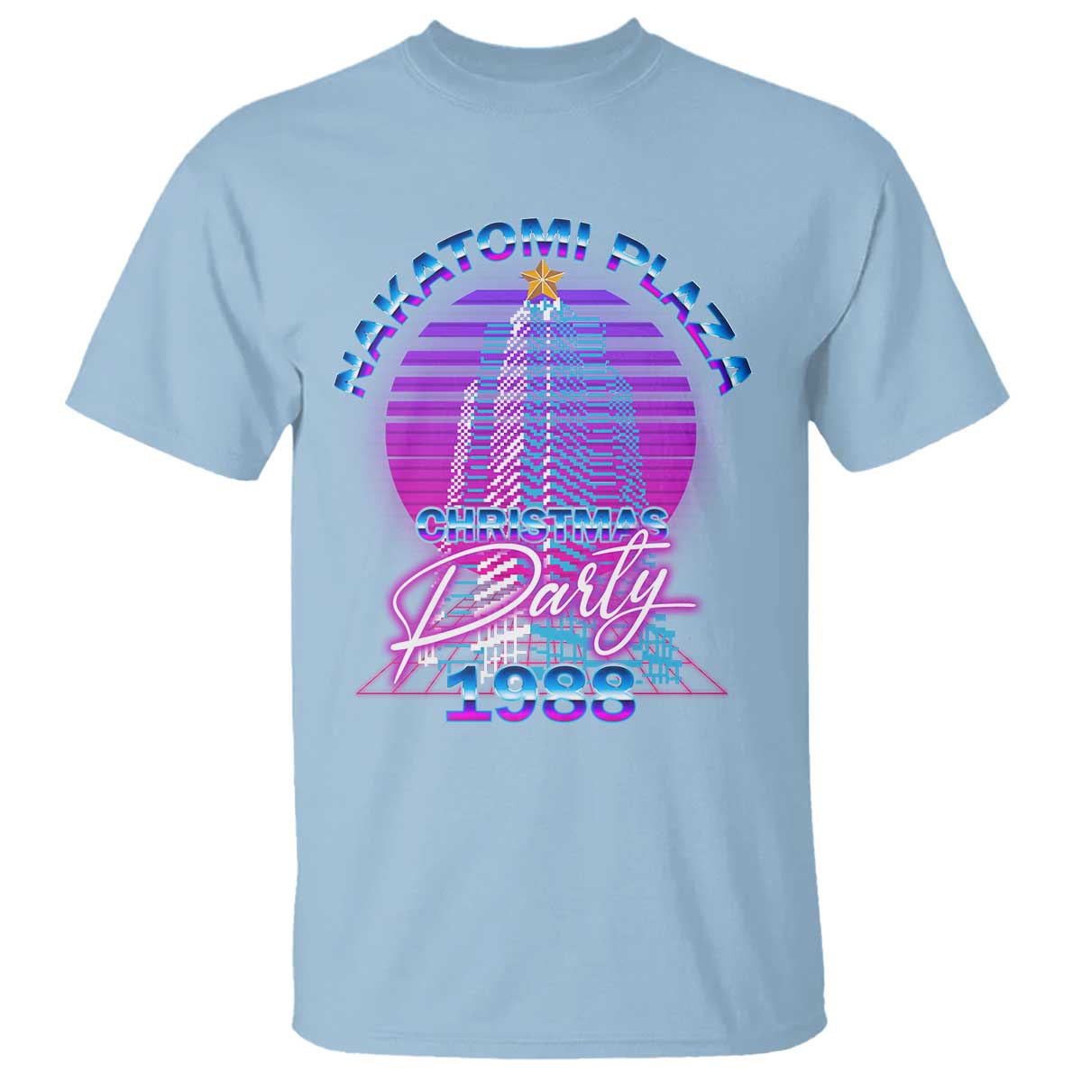 Nakatomi Plaza Christmas Party 1988 Vaporwave T Shirt - Wonder Print Shop