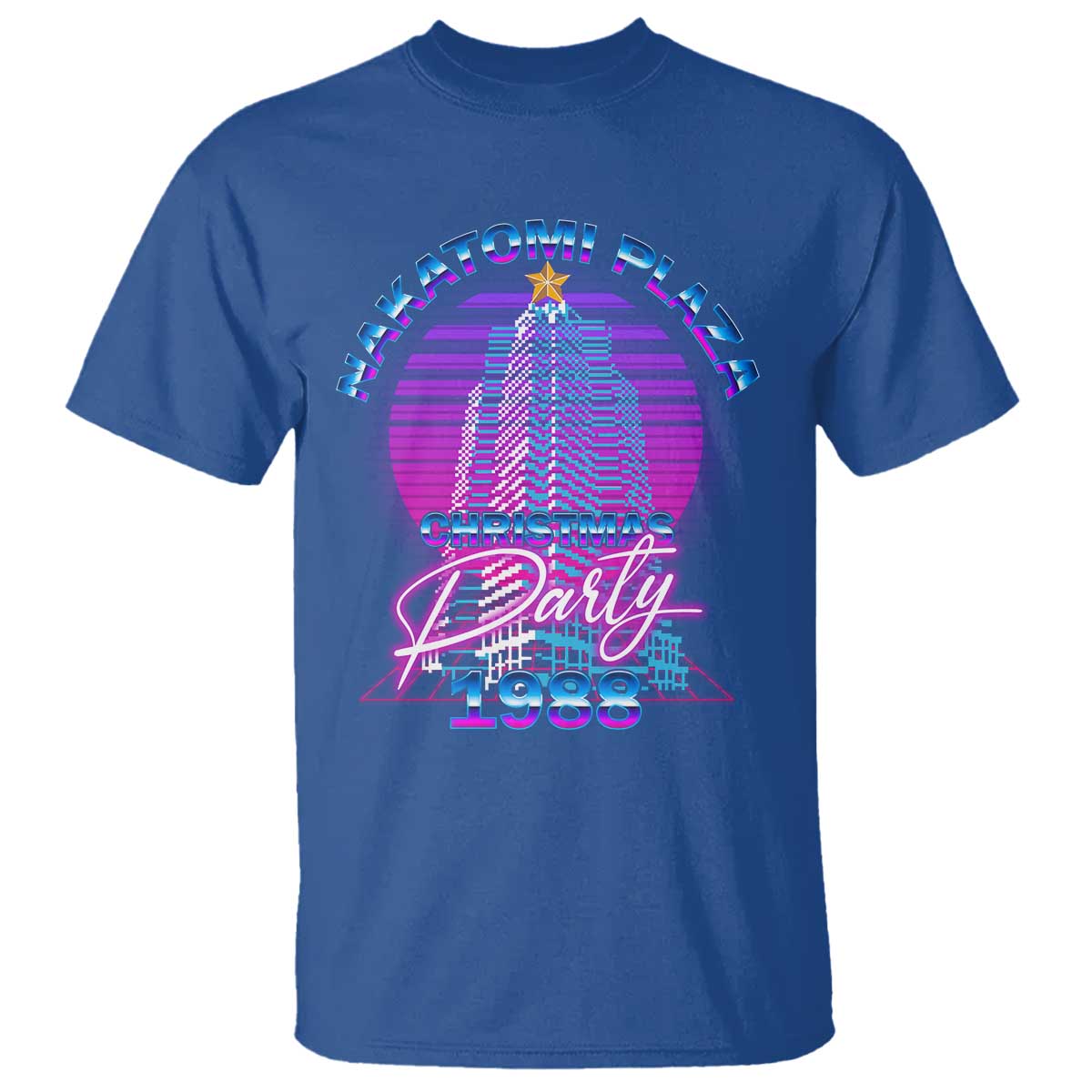 Nakatomi Plaza Christmas Party 1988 Vaporwave T Shirt - Wonder Print Shop