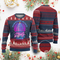 Nakatomi Plaza Christmas Party 1988 Vaporwave Ugly Christmas Sweater - Wonder Print Shop