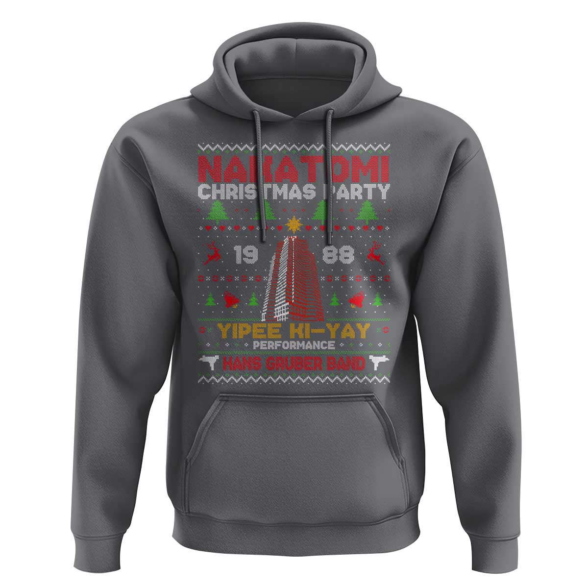 Christmas Nakatomi Hoodie Yipee Ki-Yay Performance Hans Grubrer Band