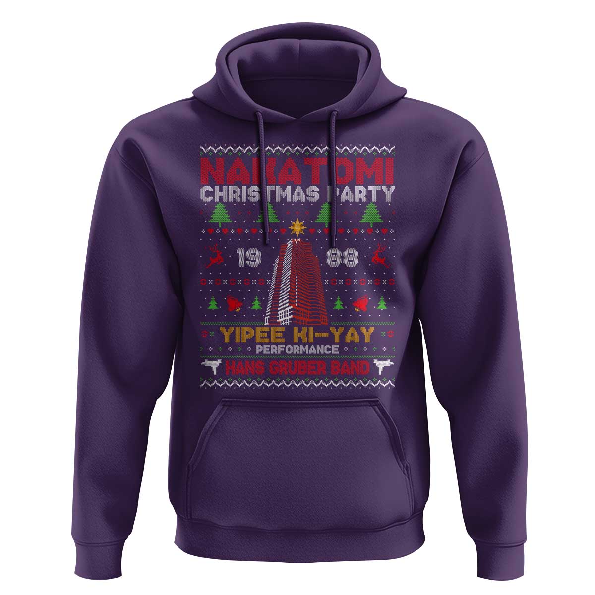 Christmas Nakatomi Hoodie Yipee Ki-Yay Performance Hans Grubrer Band