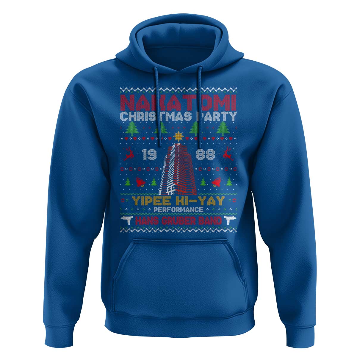 Christmas Nakatomi Hoodie Yipee Ki-Yay Performance Hans Grubrer Band