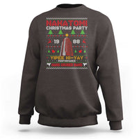 Christmas Nakatomi Sweatshirt Yipee Ki-Yay Performance Hans Grubrer Band - Wonder Print Shop