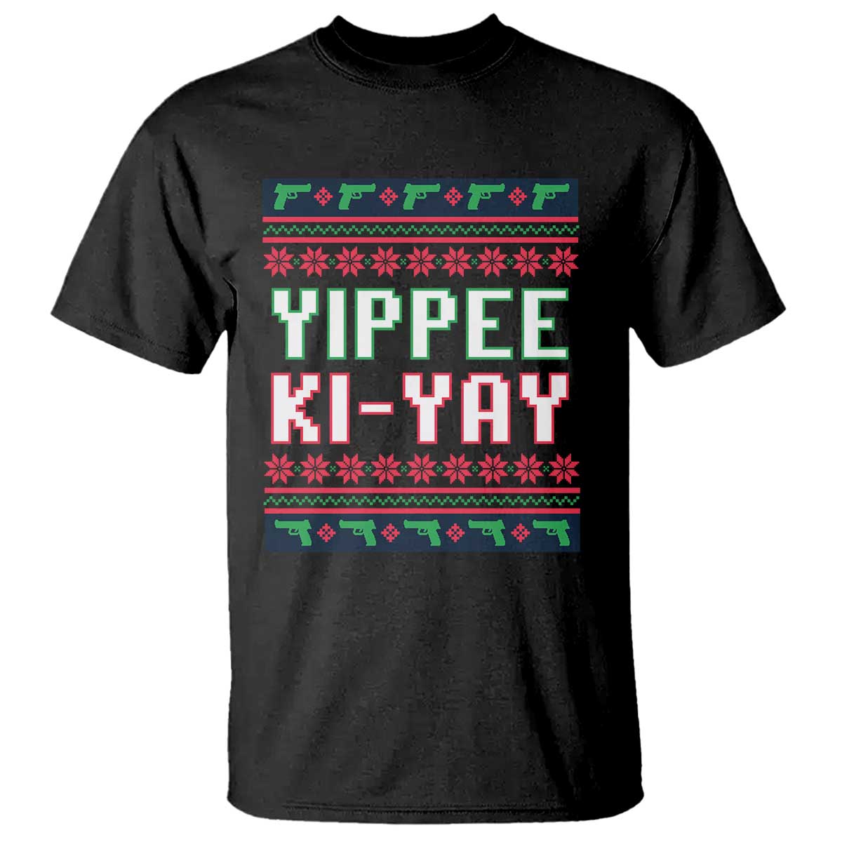 Funny Christmas Nakatomi Plaza Yipee Ki-Yay T Shirt - Wonder Print Shop