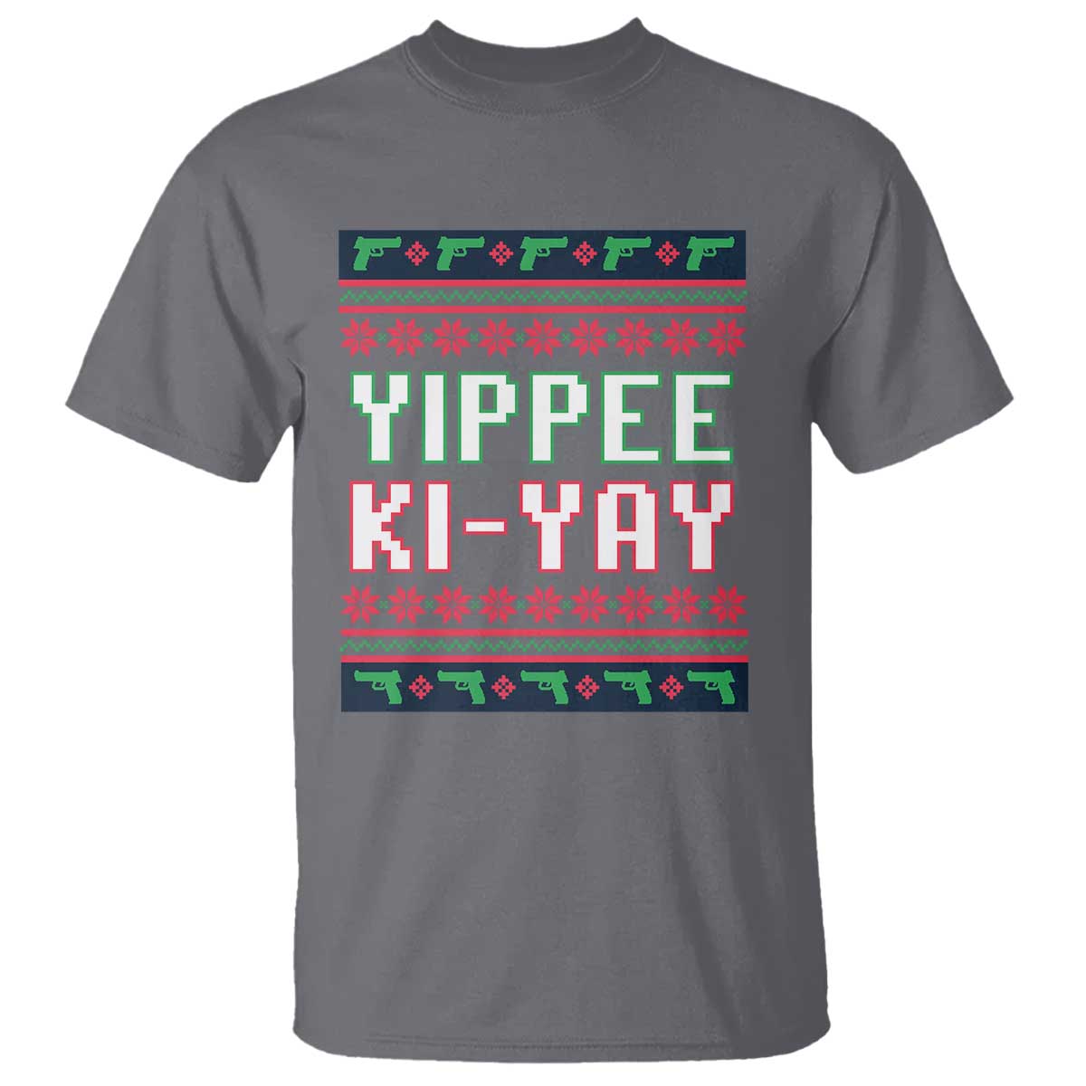 Funny Christmas Nakatomi Plaza Yipee Ki-Yay T Shirt - Wonder Print Shop