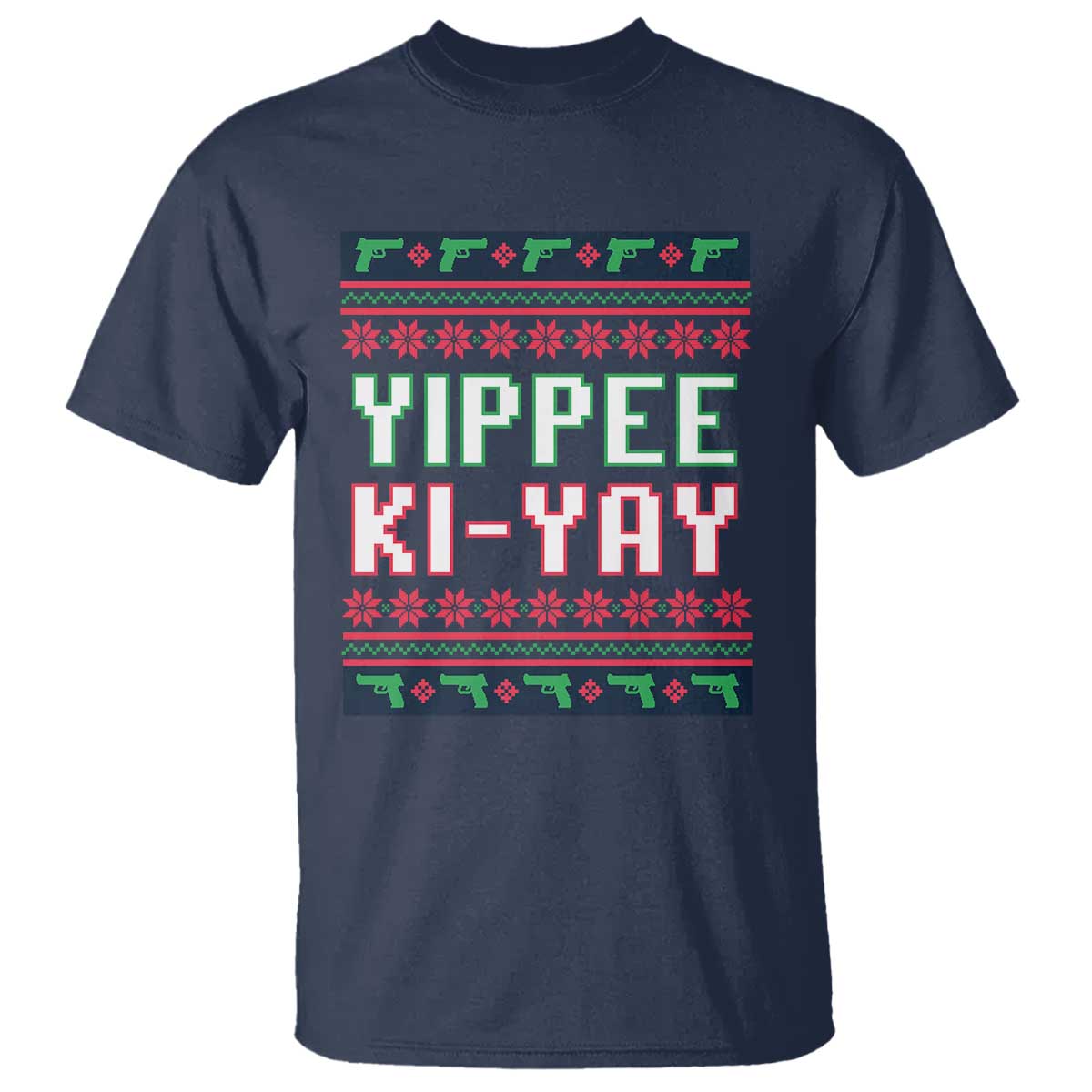Funny Christmas Nakatomi Plaza Yipee Ki-Yay T Shirt - Wonder Print Shop