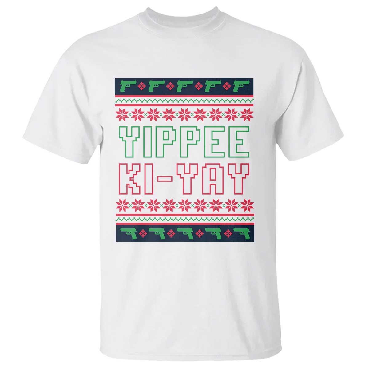 Funny Christmas Nakatomi Plaza Yipee Ki-Yay T Shirt - Wonder Print Shop