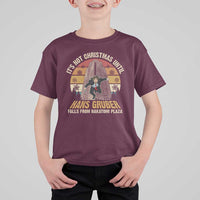 Funny Nakatomi Plaza T Shirt For Kid It's Not Christmas Until Hans Gruber Falls - Wonder Print Shop
