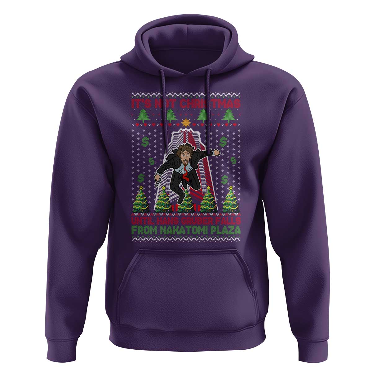 Xmas Nakatomi Plaza Hoodie It's Not Christmas Until Hans Gruber Falls