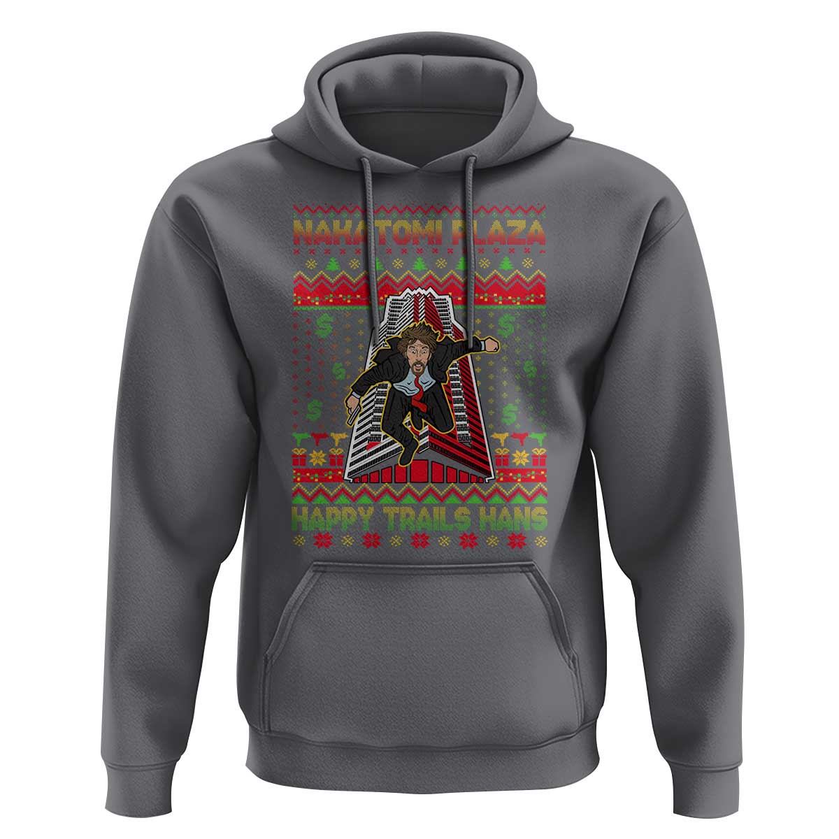 Christmas Nakatomi Plaza 1988 Hoodie Happy Trails Hans