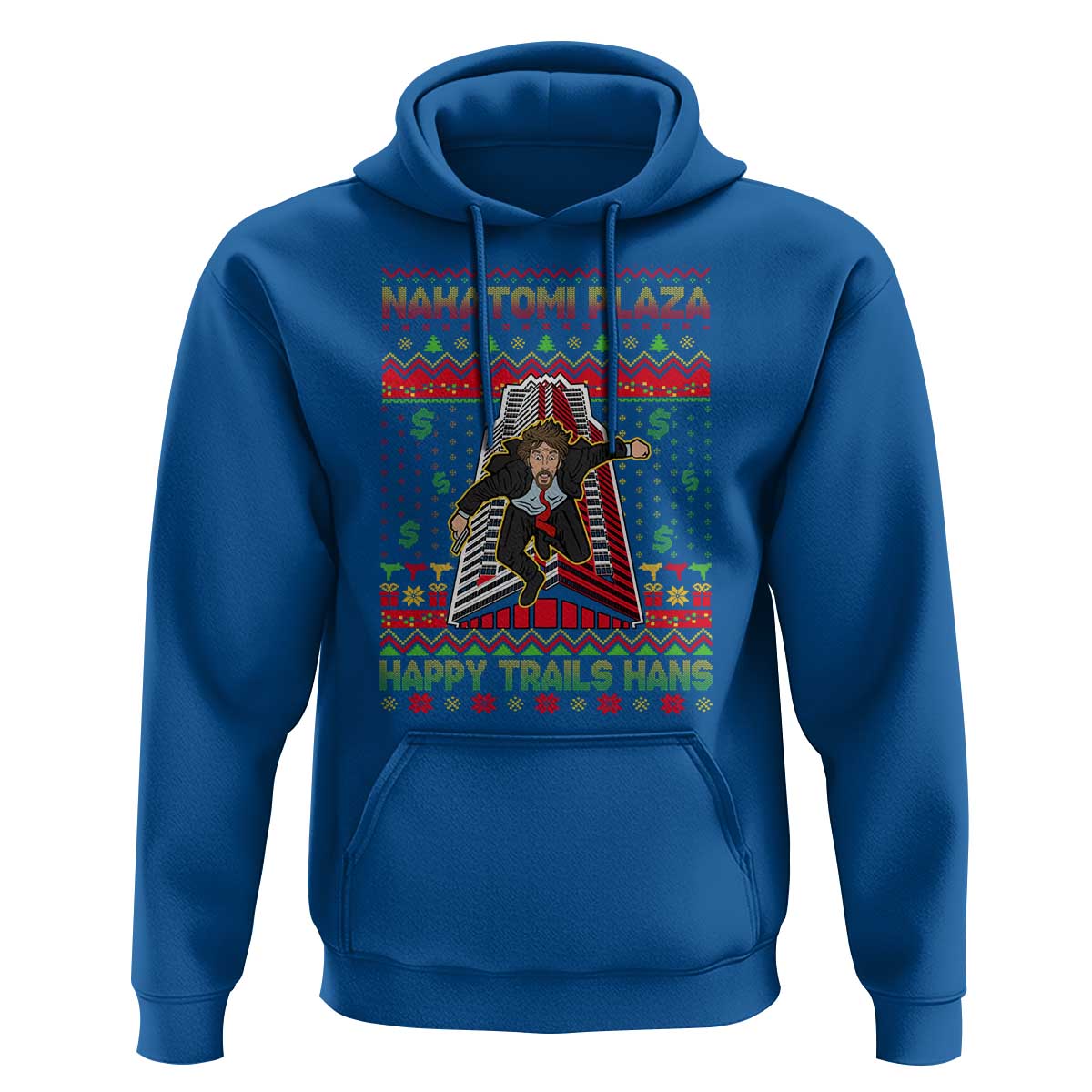 Christmas Nakatomi Plaza 1988 Hoodie Happy Trails Hans
