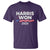 Harris Won 2024 T Shirt US President American Firework Patriotic - Wonder Print Shop