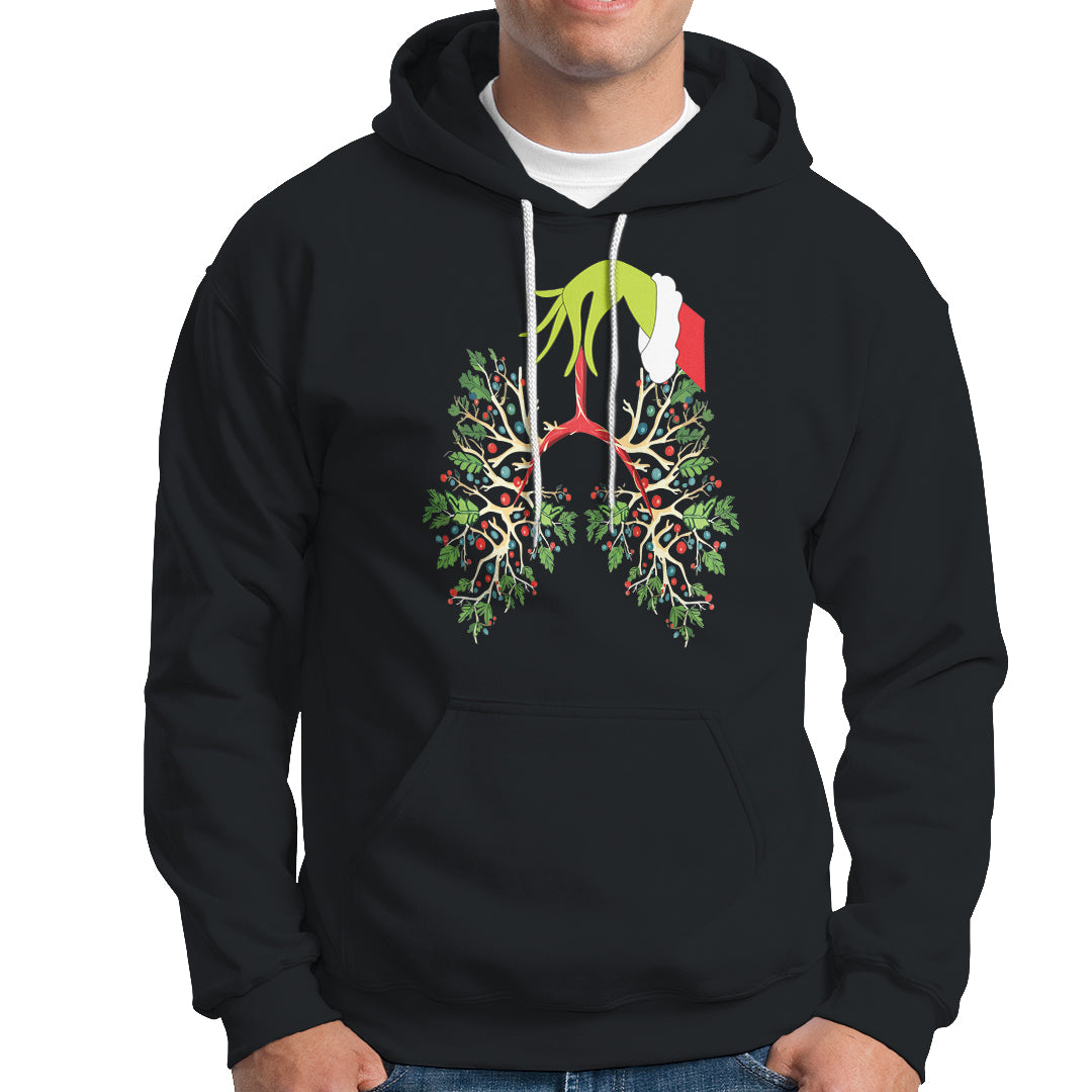 Respiratory Therapy Lung Christmas Light Therapist Hoodie - Wonder Print Shop