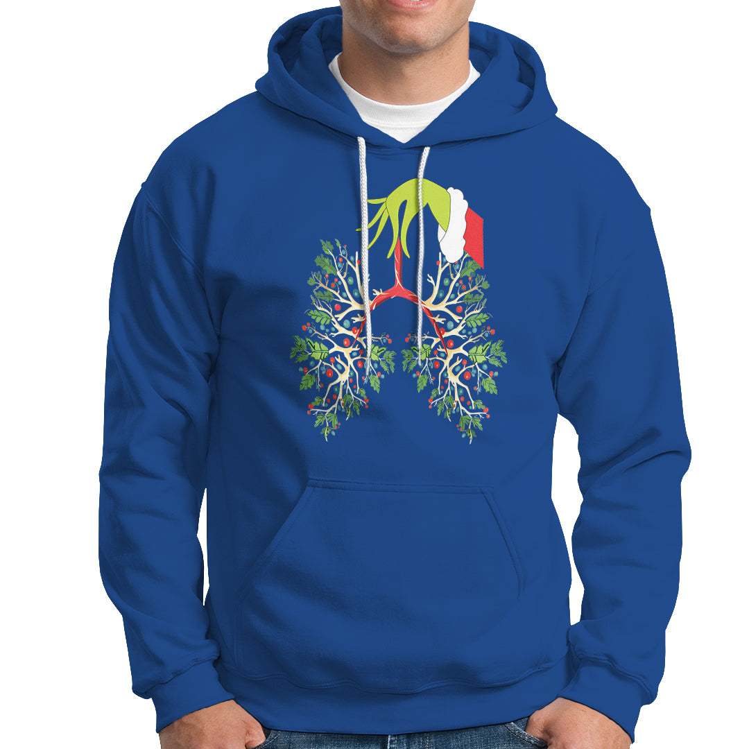 Respiratory Therapy Lung Christmas Light Therapist Hoodie - Wonder Print Shop