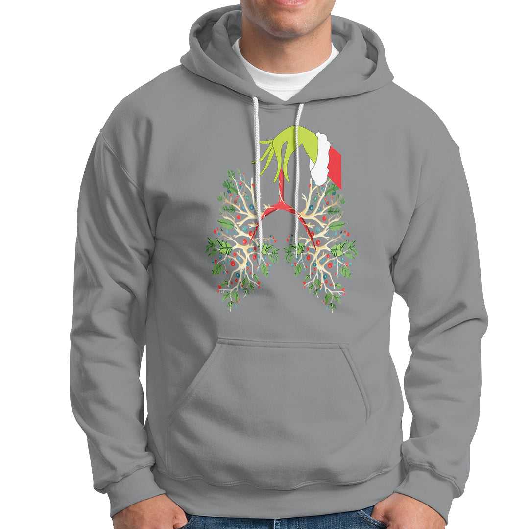 Respiratory Therapy Lung Christmas Light Therapist Hoodie - Wonder Print Shop