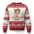 Candy Cane Cutie Christmas Cute Girl Kid Messy Bun Ugly Christmas Sweater - Wonder Print Shop