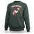 Christmas Baseball Sweatshirt Funny Santa Playing Baseball Merry Christmas - Wonder Print Shop