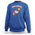 Christmas Baseball Sweatshirt Funny Santa Playing Baseball Merry Christmas - Wonder Print Shop