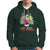 Christmas Sport Hoodie Eat Dink Be Merry Santa Claus Pickleball - Wonder Print Shop