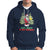 Christmas Sport Hoodie Eat Dink Be Merry Santa Claus Pickleball - Wonder Print Shop