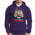 Christmas Sport Hoodie Eat Dink Be Merry Santa Claus Pickleball - Wonder Print Shop