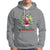 Christmas Sport Hoodie Eat Dink Be Merry Santa Claus Pickleball - Wonder Print Shop