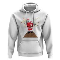 Christmas Bowling Hoodie Funny Santa Playing Bowling Merry Christmas