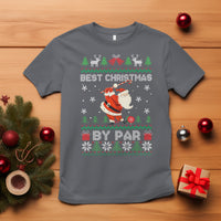 Best Christmas By Par Santa Claus Golfer Xmas Golf T Shirt - Wonder Print Shop