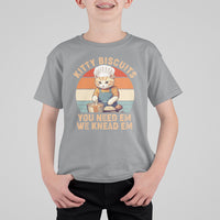 Kitty Biscuits You Need Em We Knead Em Vintage T Shirt For Kid - Wonder Print Shop