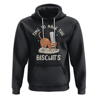 Cute Kitty Time To Make The Biscuits Cat Lover Hoodie - Wonder Print Shop