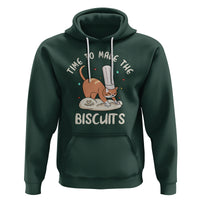 Cute Kitty Time To Make The Biscuits Cat Lover Hoodie - Wonder Print Shop