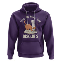 Cute Kitty Time To Make The Biscuits Cat Lover Hoodie - Wonder Print Shop