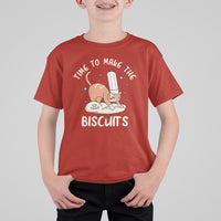 Cute Kitty Time To Make The Biscuits Cat Lover T Shirt For Kid - Wonder Print Shop